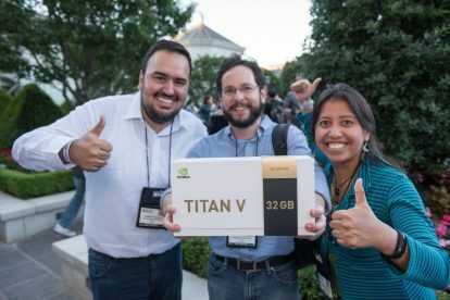 Nvidia, 연구원들에게 3,000달러 상당의 Titan V 그래픽 카드 무료 제공