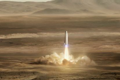 „SpaceX“ nori sukurti savo su Marsu susietą BFR Los Andžele